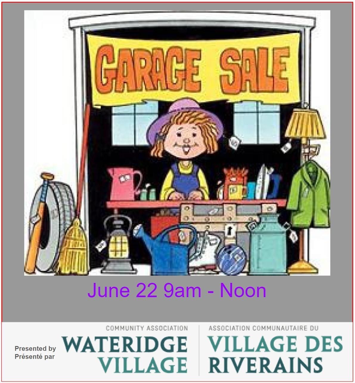 Wateridge Village Community Association - Garage Sale