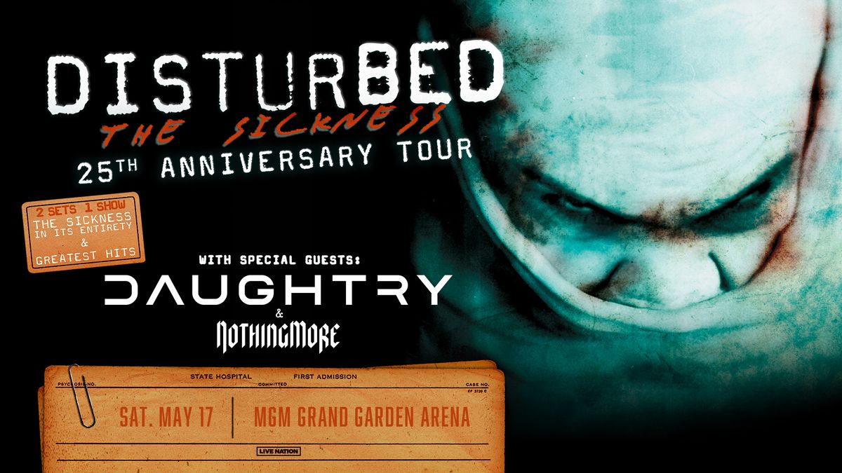 DISTURBED - The Sickness 25th Anniversary Tour 