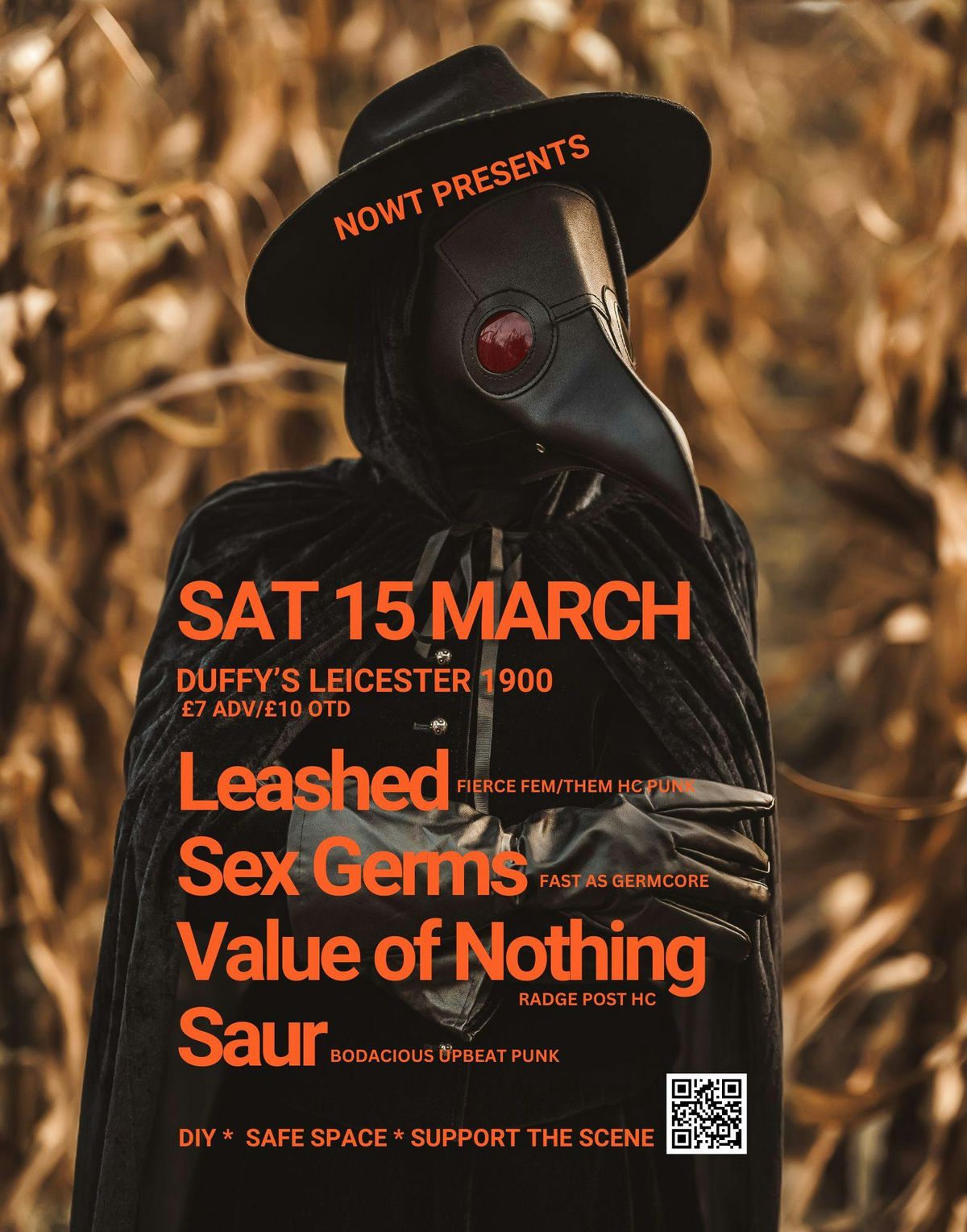 NOWT presents Leashed\/ Sex Germs\/ Value of Nothing\/ Saur 