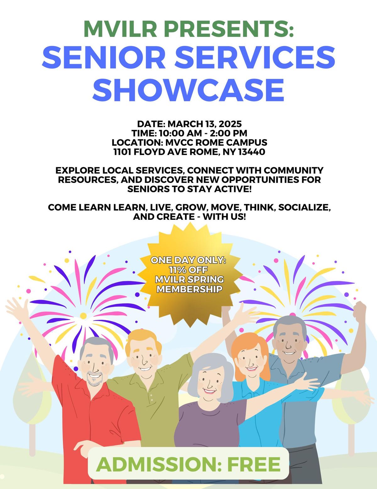 MVILR Basket Raffle & Senior Service Showcase