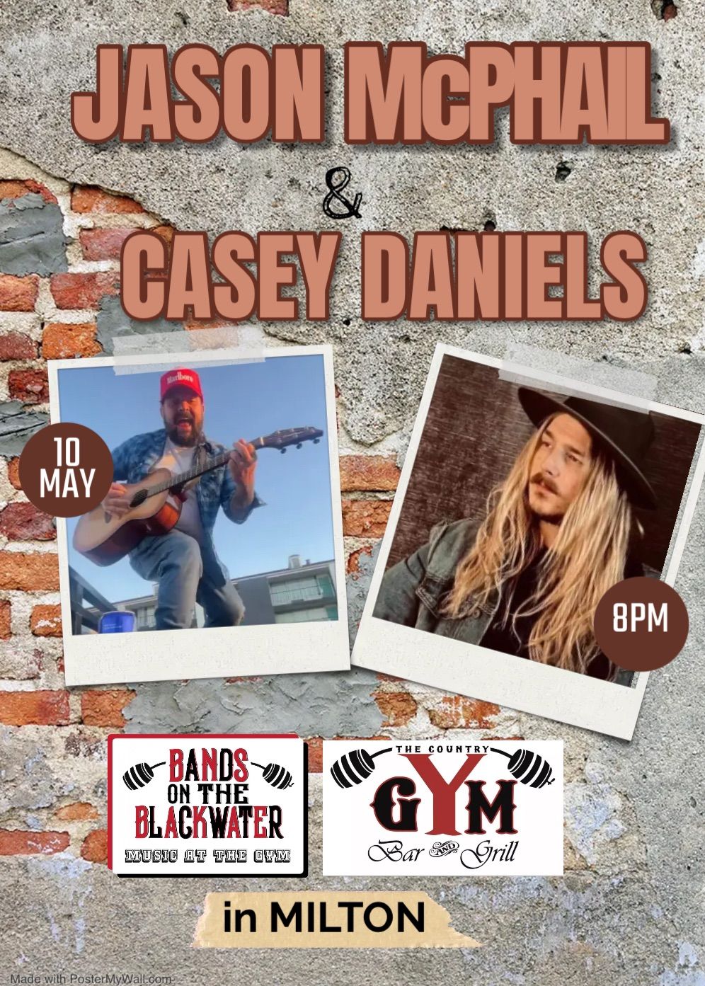 Jason McPhail & Casey Daniels LIVE at The Country Gym in Milton