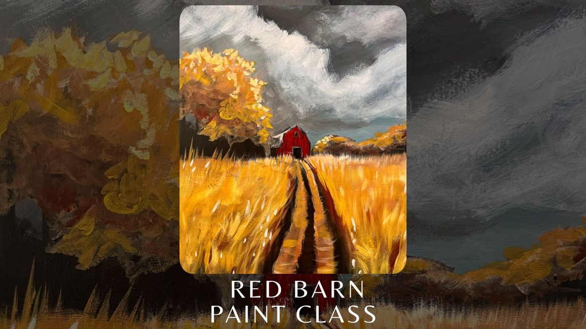 Red Barn Paint Night at the Lacy Wilson Art Studio