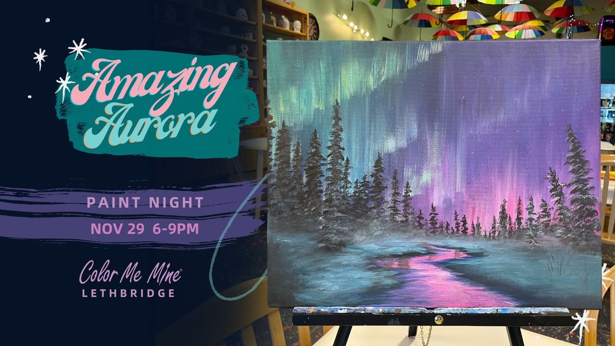 SOLD OUT 'Amazing Aurora' Paint Night