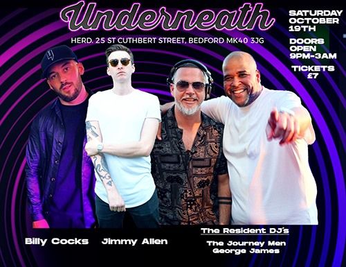 Underneath with Billy Cocks, Jimmy Allen and The Journey Men