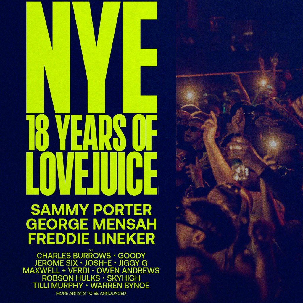 LoveJuice New Years Eve - Sugar Hut Essex