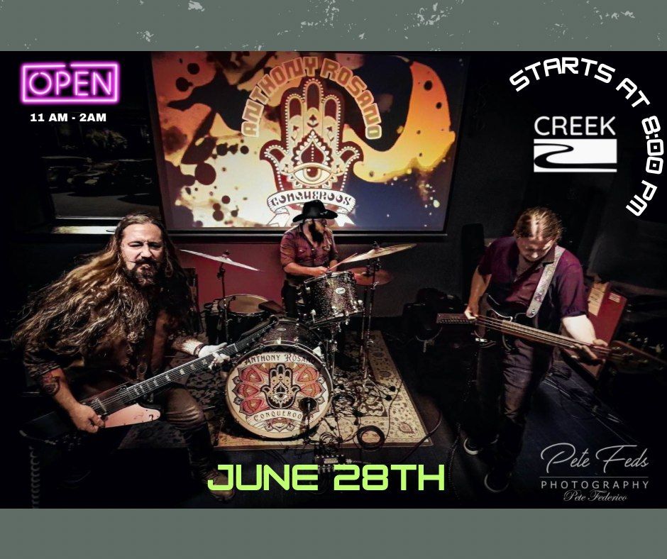 Anthony Rosano & The Conqueroos Live at The Creek!
