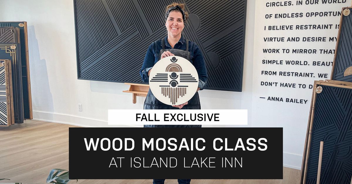 Arizona Fall Exclusive Mosaic Class at Island Lake Inn
