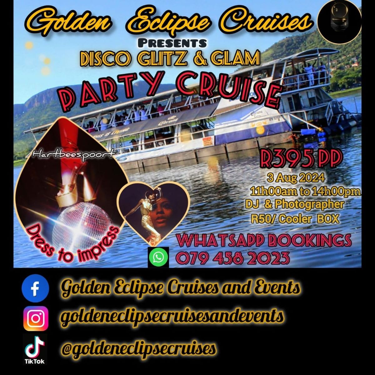 Boat Cruise ( Disco and Glam)