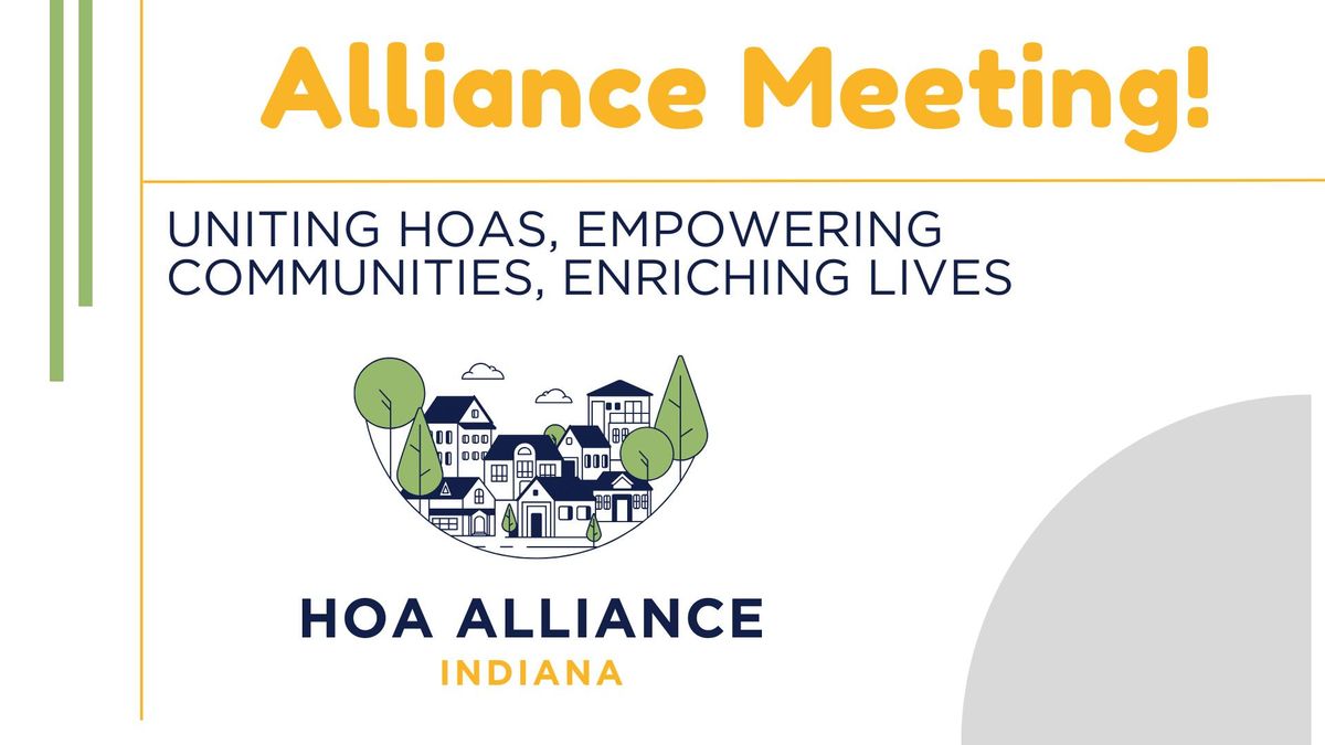 HOA Alliance Bi-monthly meeting