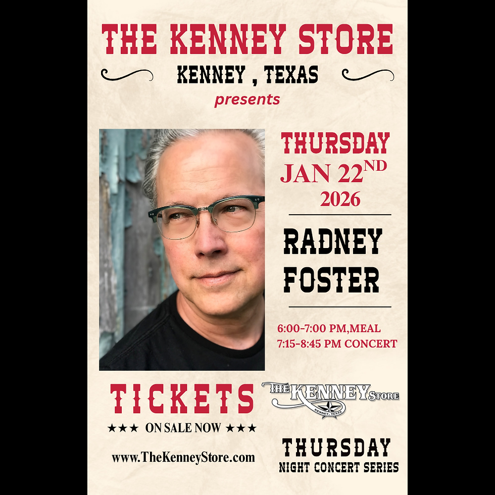 Radney Foster at Gruene Hall