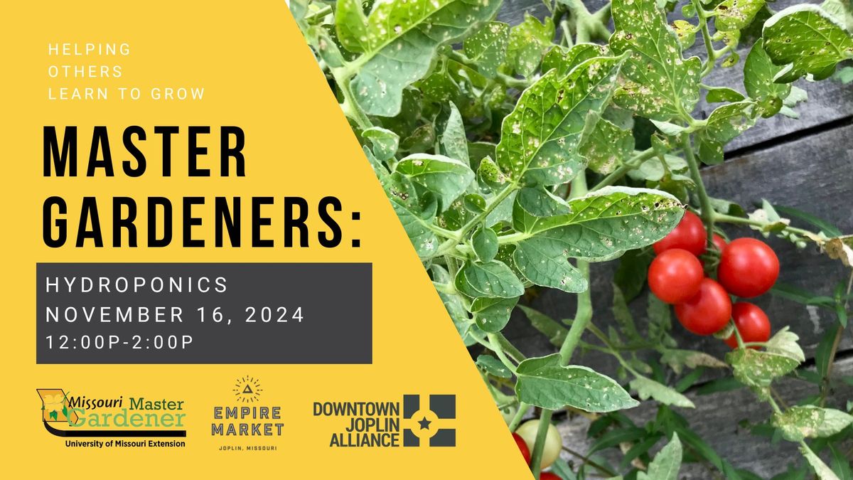 Master Gardeners: Helping Others Learn to Grow Adult Gardening Classes