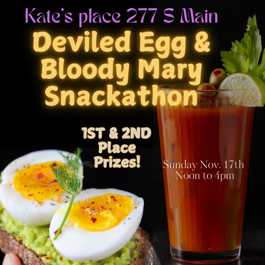 Deviled Egg & Bloody Mary Snackathon