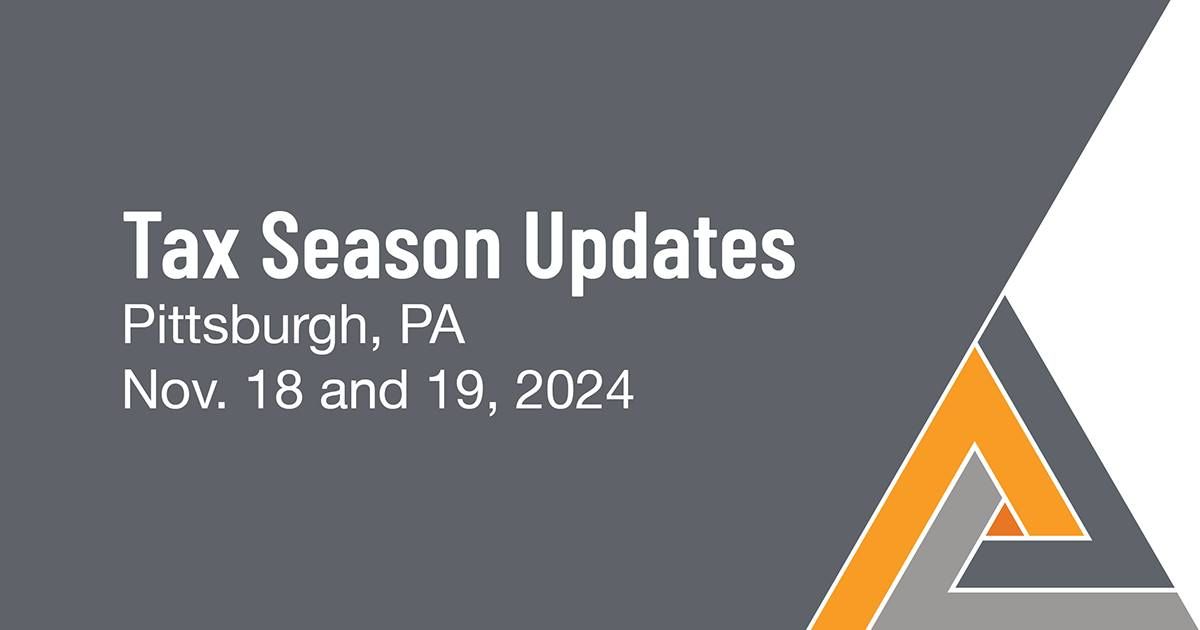 2024 NATP Tax Season Update: Pittsburgh, PA