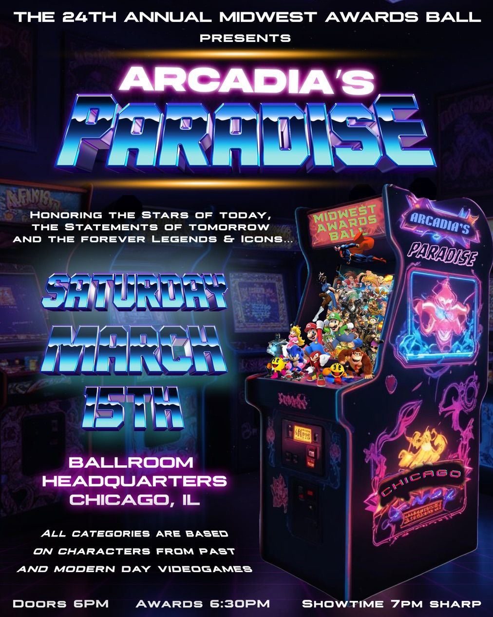 The 24th annual Midwest Awards Ball presents: Arcadia\u2019s Paradise