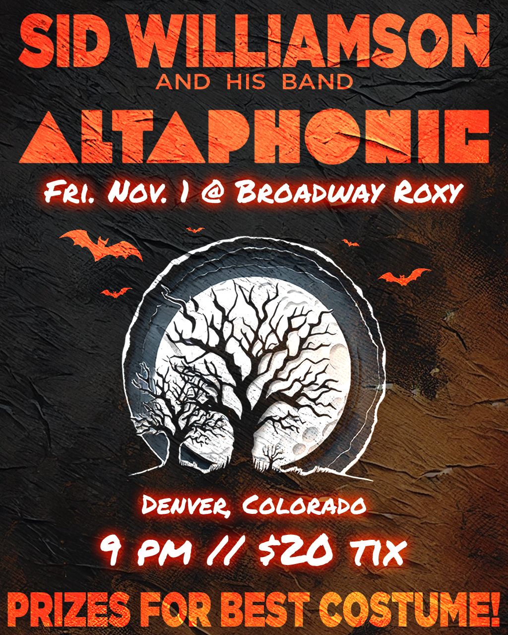 Sid Williamson & Altaphonic \/\/ Halloween show