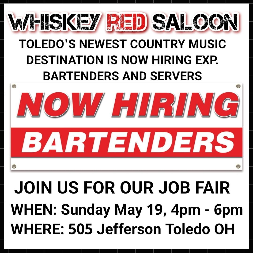 Whiskey Red Saloon Job Fair