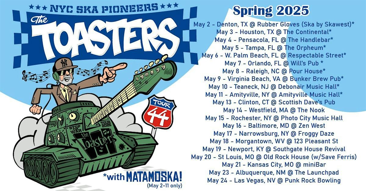 SEVEN CITIES SKA FEST 2025@Feat THE TOASTERS \/ MATAMOSKA \/ MURPHYS KIDS \/ EASTERN STANDARD TIME!