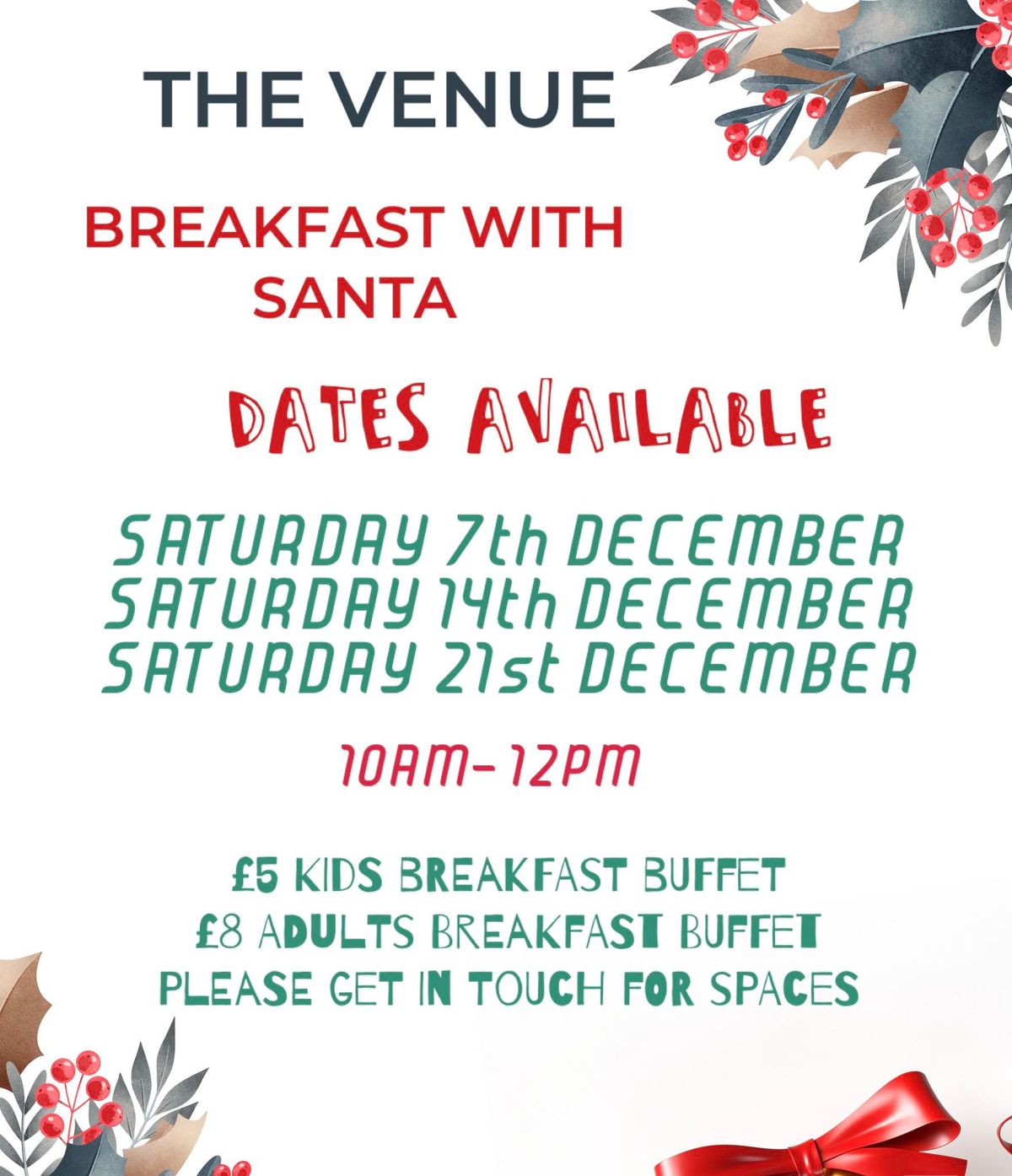 BREAKFAST WITH SANTA 