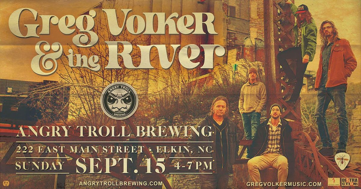 Greg Volker and the River at Angry Troll Brewing