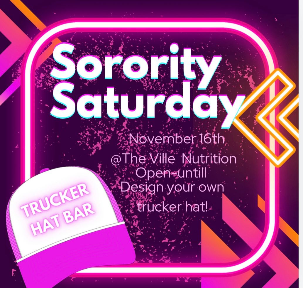 Sorority Saturday- Pop Up Trucker Hat Bar 