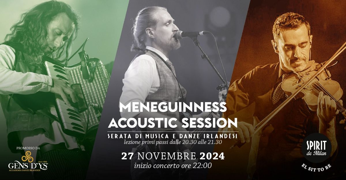 Irish night \u2013 Meneguinness Acoustic Session