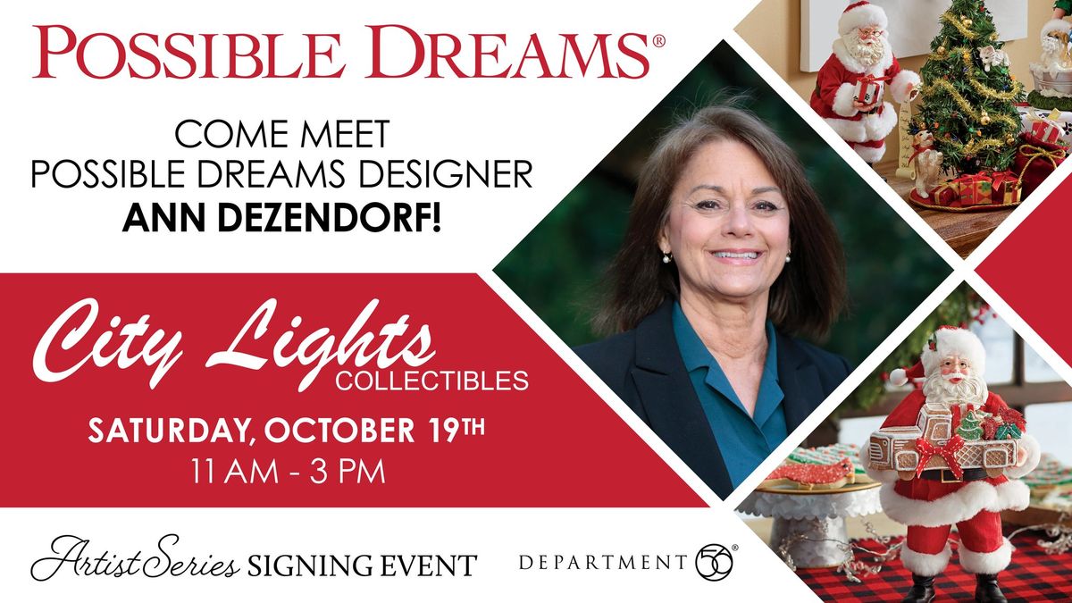 Meet Ann Dezendorf at City Lights Collectibles