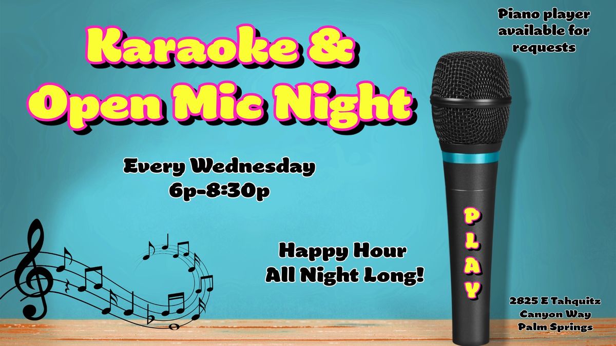 Karaoke & Open Mic Night