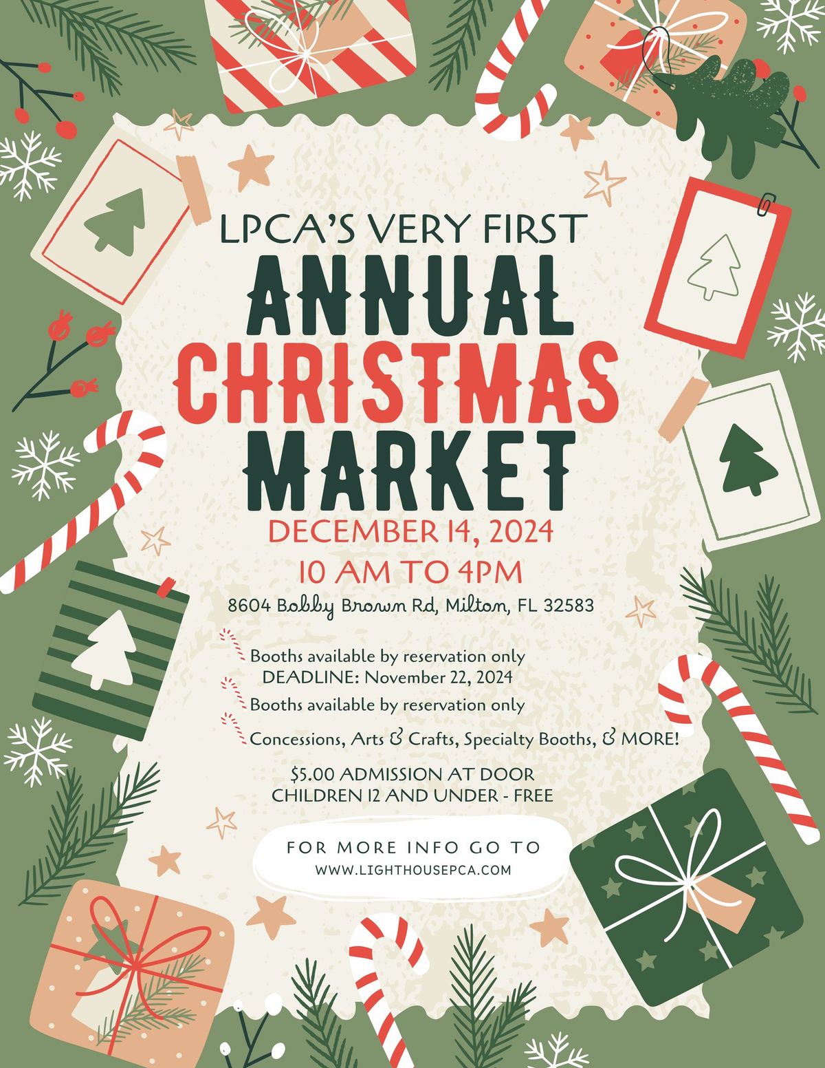 FIRST ANNUAL CHRISTMAS MARKET