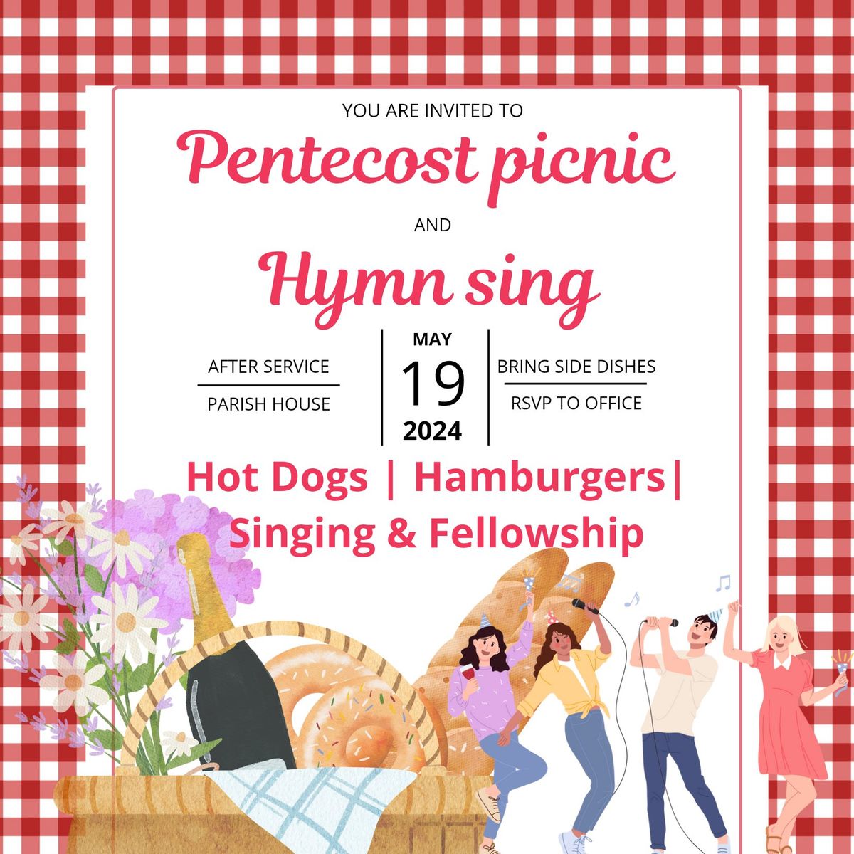 Pentecost Picnic & Hymn Sing
