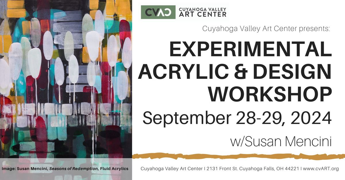 Experimental Acrylic & Design Workshop w\/Susan Mencini