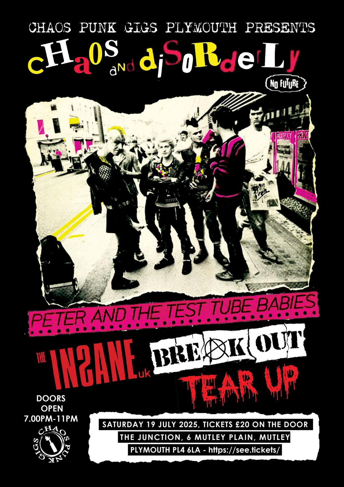 Plymouth...Peter and the Test Tube Babies...The Insane(uk)...Breakout...Tear Up