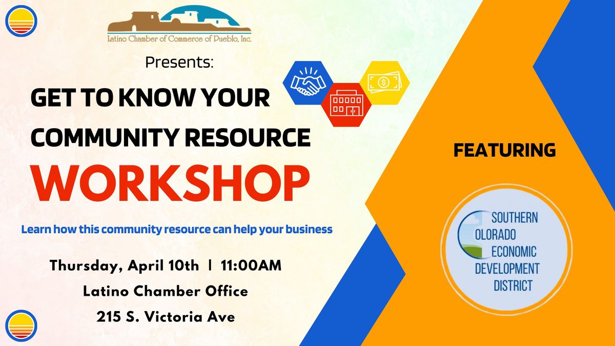 Get to Know Your Community Resource Workshop Featuring SCEDD