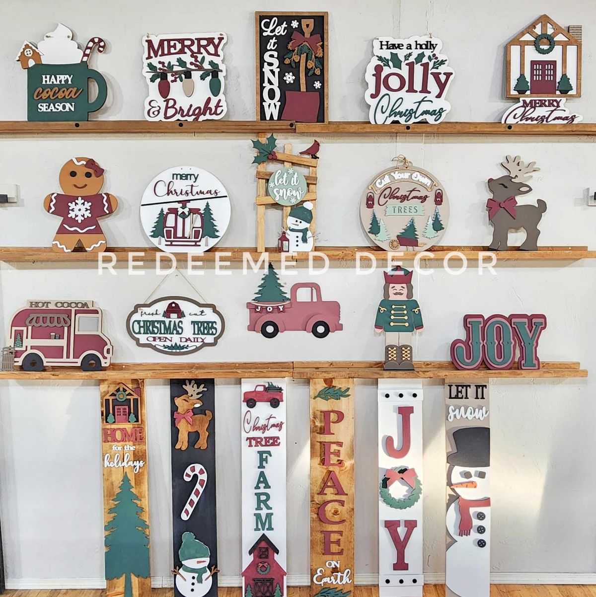 Christmas Wood Signs Workshop