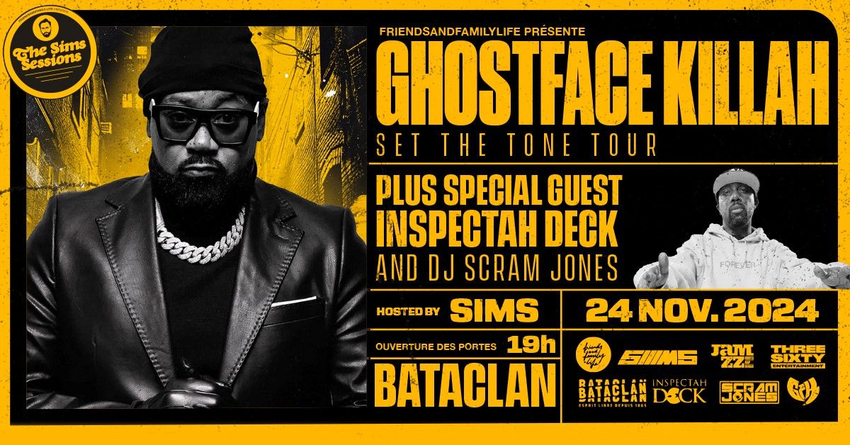 The Sims Sessions #3: GHOSTFACE KILLAH + SPECIAL GUEST: INSPECTAH DECK