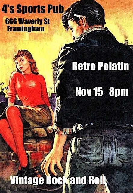 Retro Polatin Plays at the 4's Sports Pub Framingham
