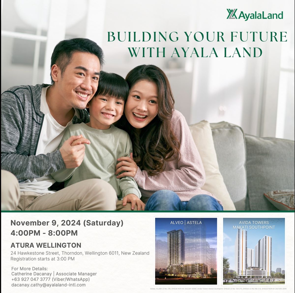 Ayala Land in Wellington November 9, 2024