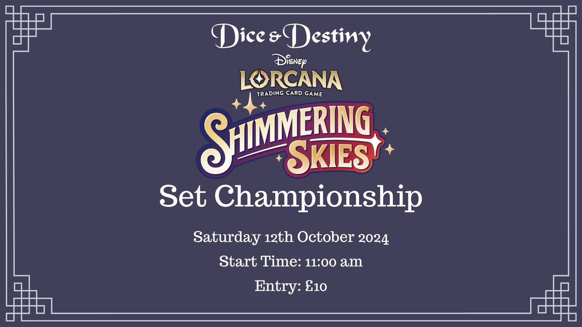 Disney Lorcana - Shimmering Skies Set Championship