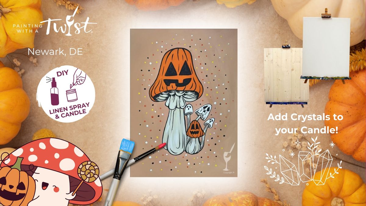 Paint & Sip - Happy Hour: Spooky Mushrooms