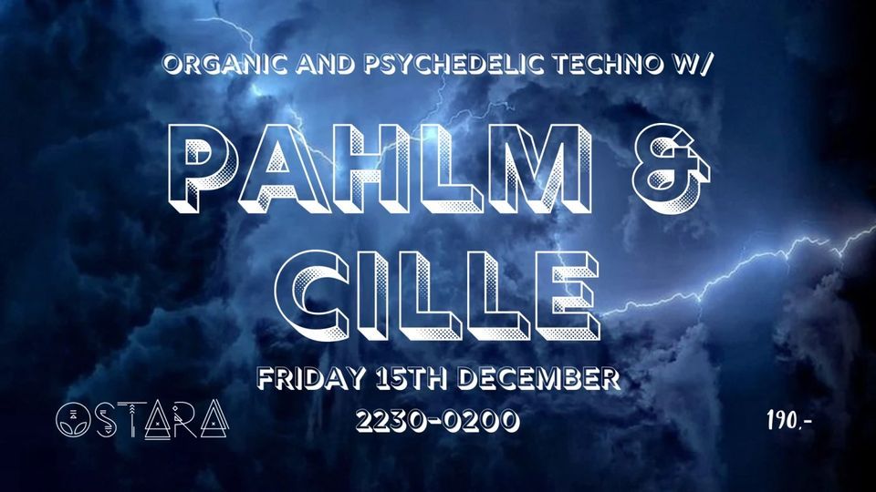organic and psychedelic techno w\/ PAHLM & CECILIE