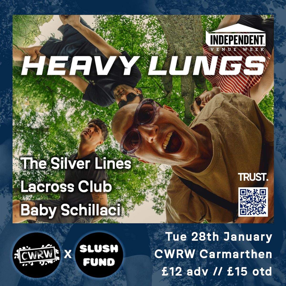 Heavy Lungs + The Silver Lines + Lacross Club + Baby Schillaci