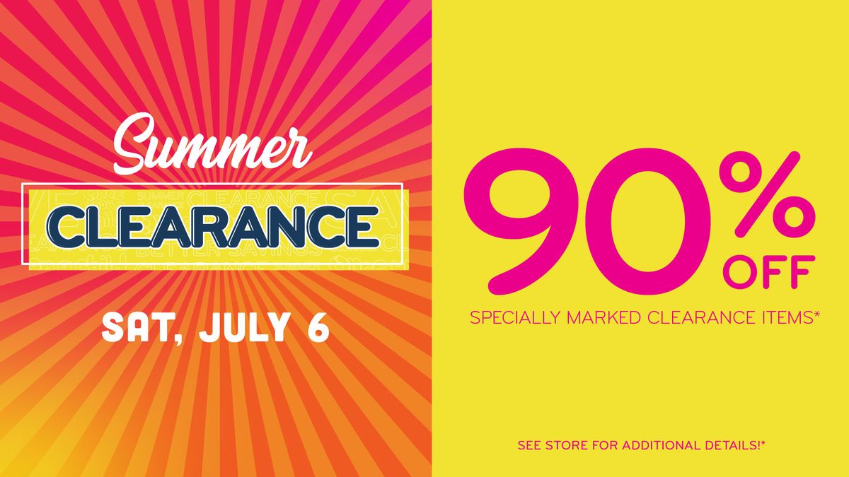 90% OFF Clearance