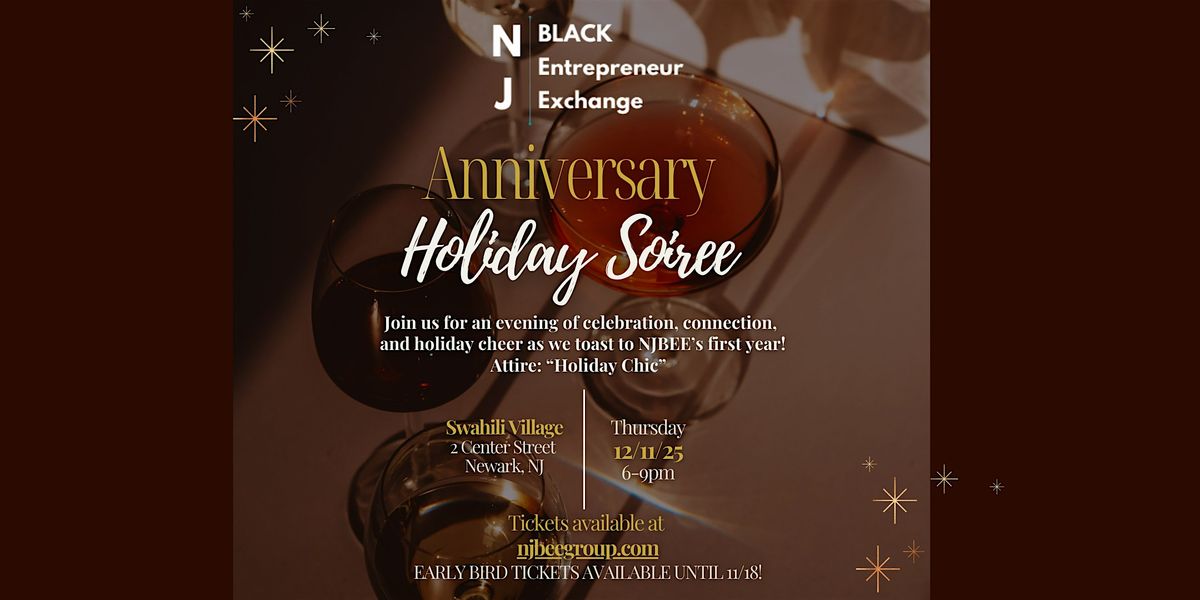 NJBEE Holiday Soiree: Celebrating One Year!
