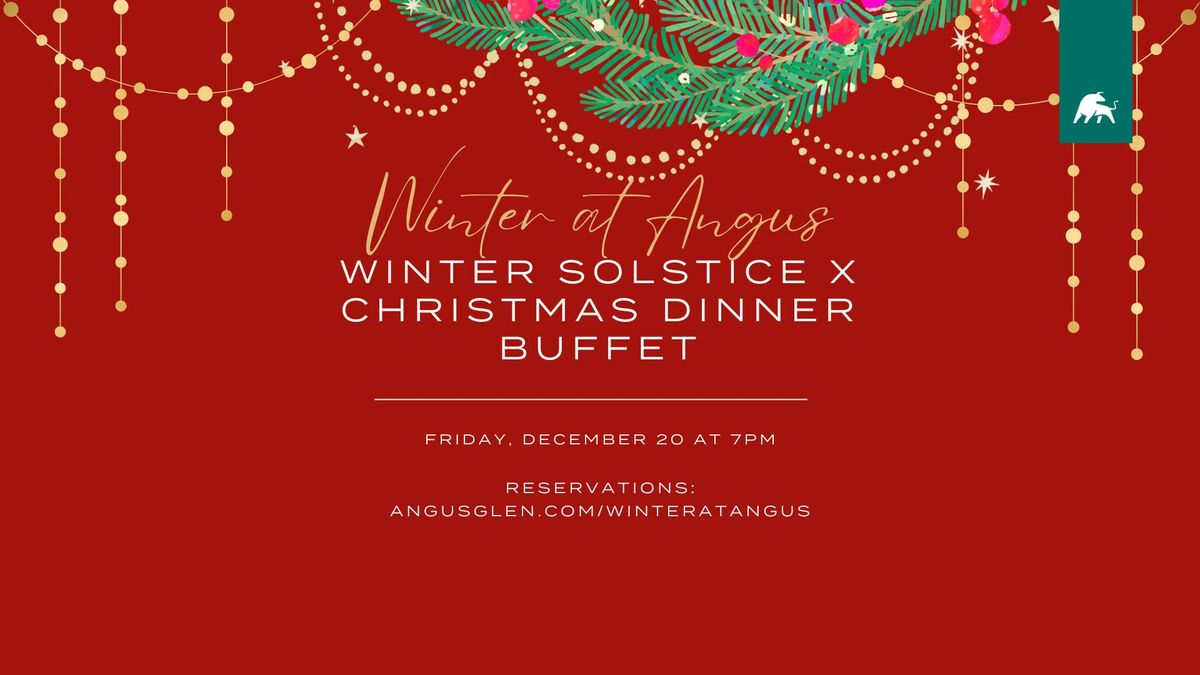 Christmas X Winter Solstice Dinner Buffet