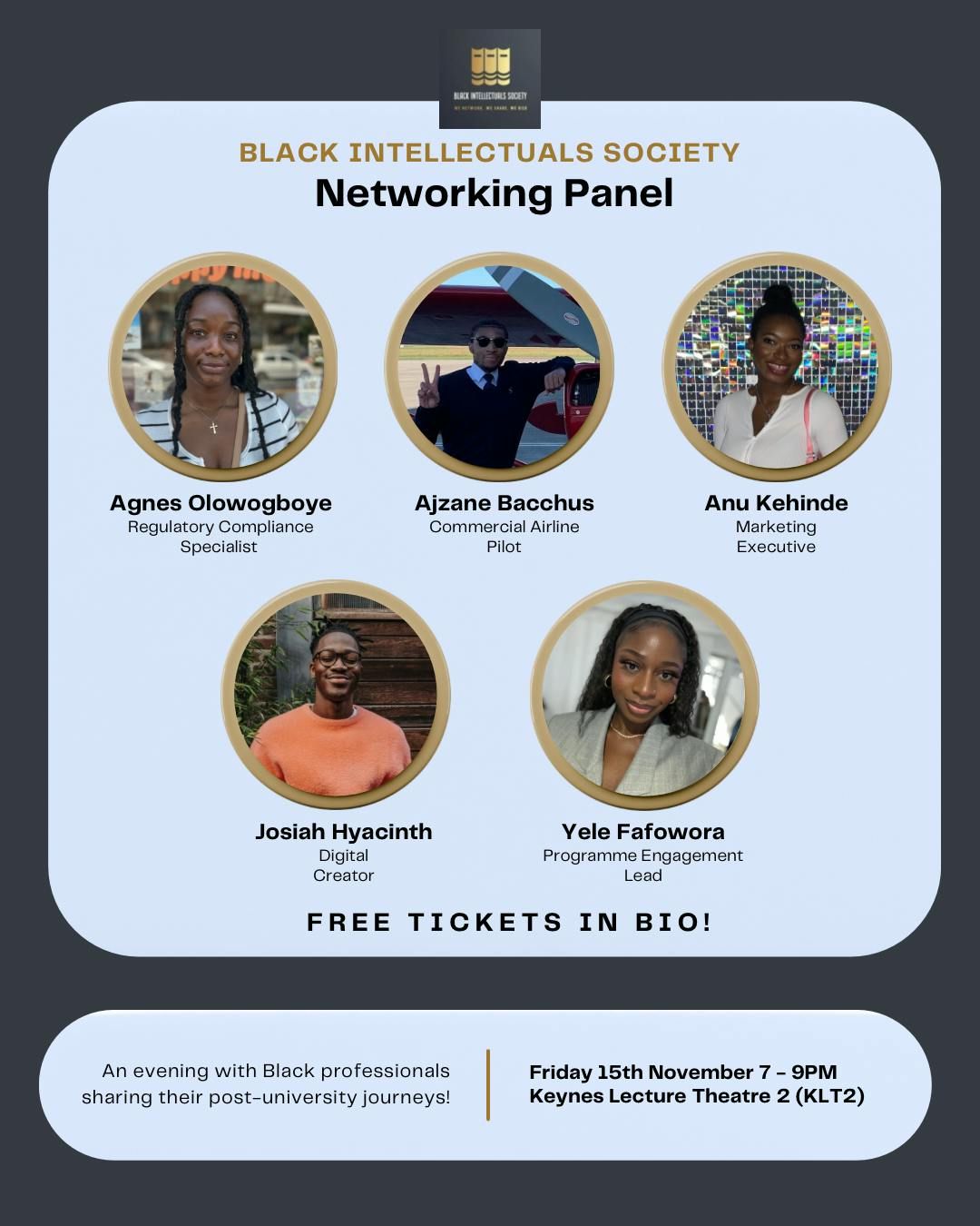 Black Intellectuals Society Networking Panel