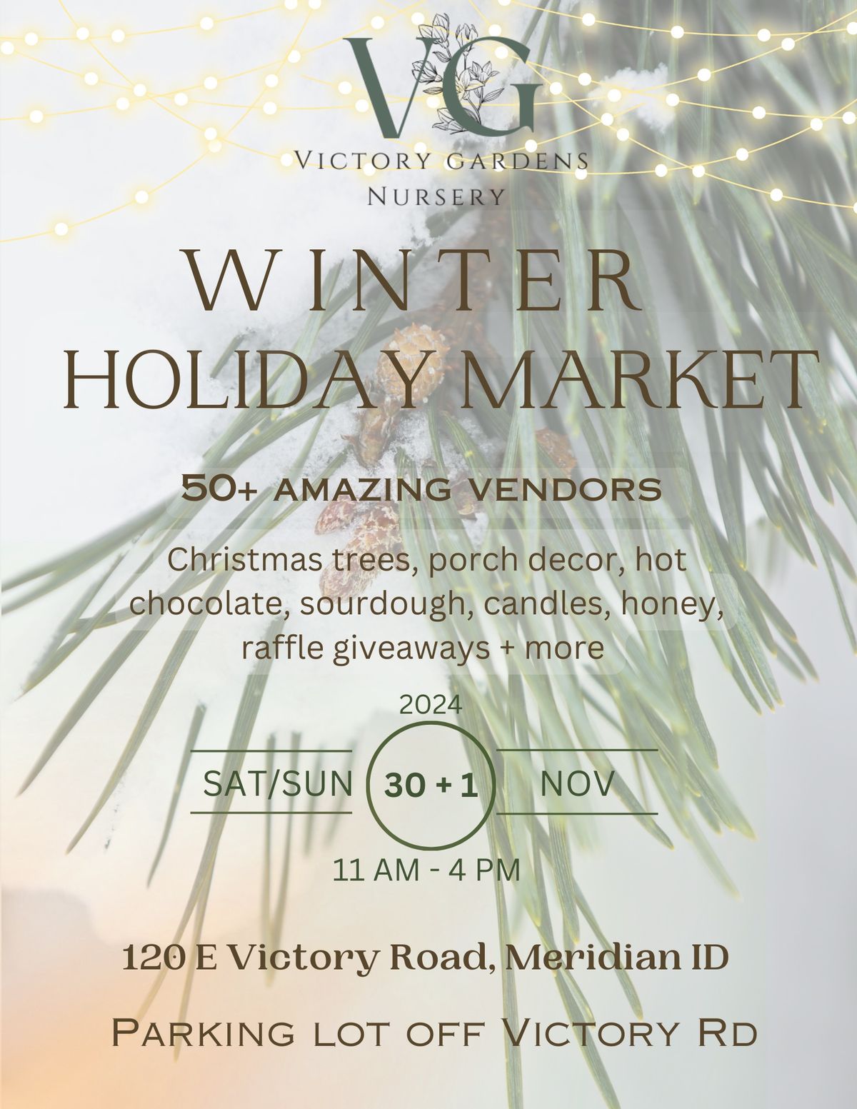 Victory Gardens Winter Holiday Market 