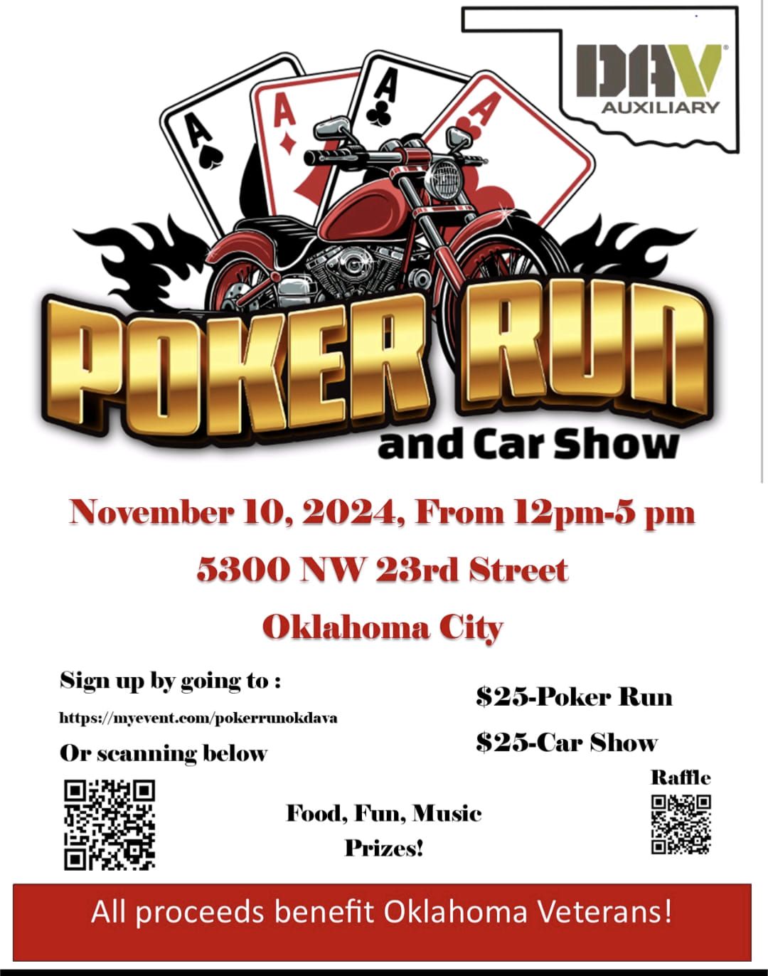 First Annual DAVA Poker Run and Car Show