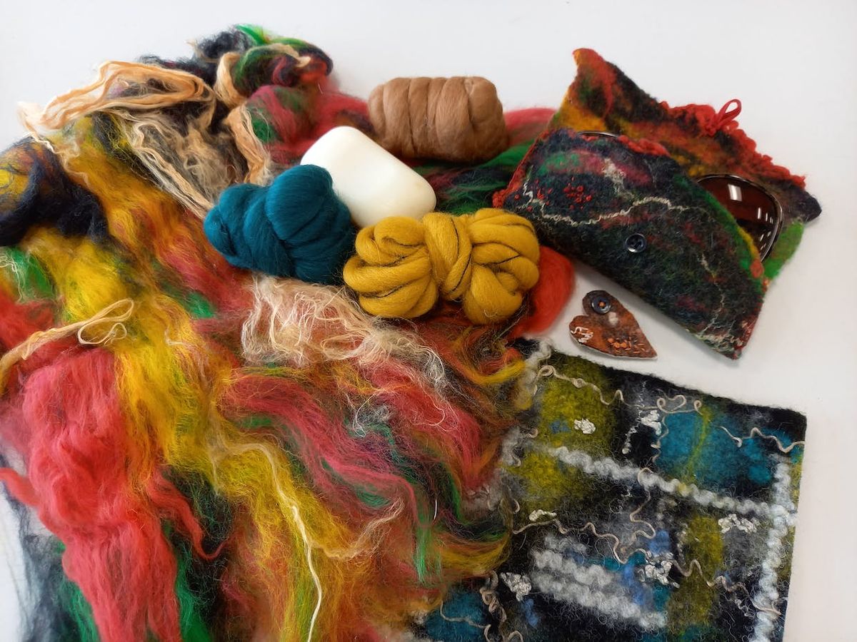 WET FELTING Workshop - Aberdeen (H1, Hill of Rubislaw)