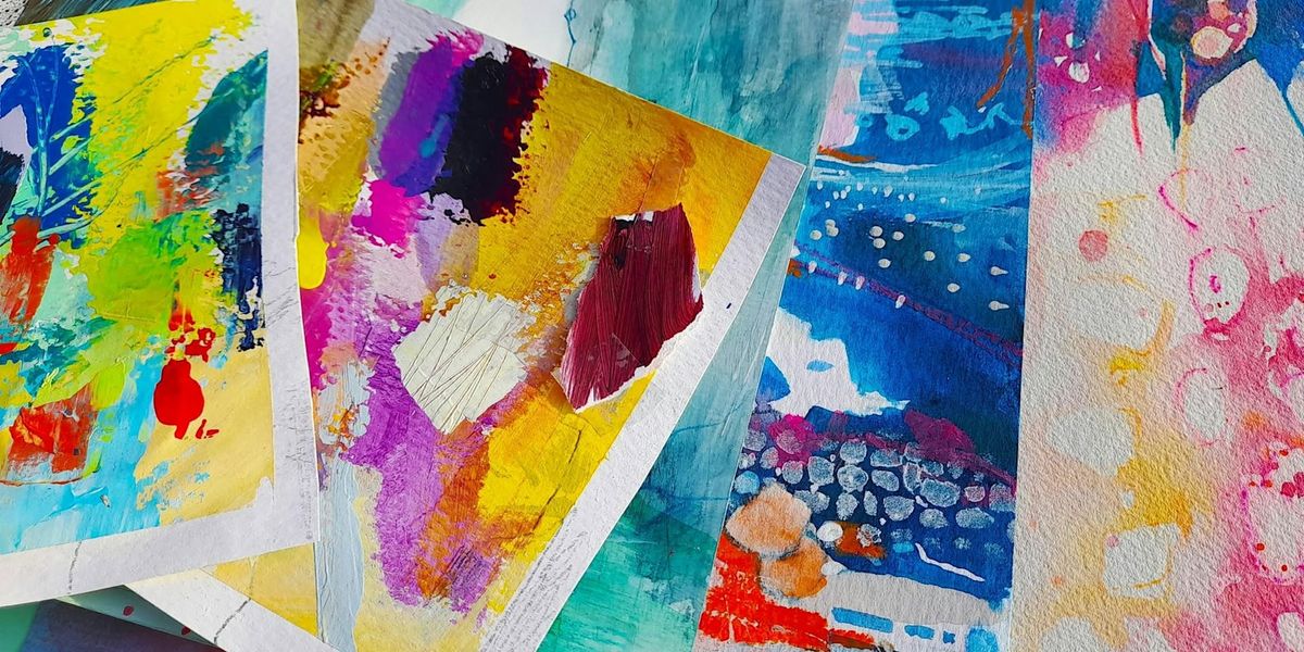 Create an Intuitive Abstract Painting in Acrylic