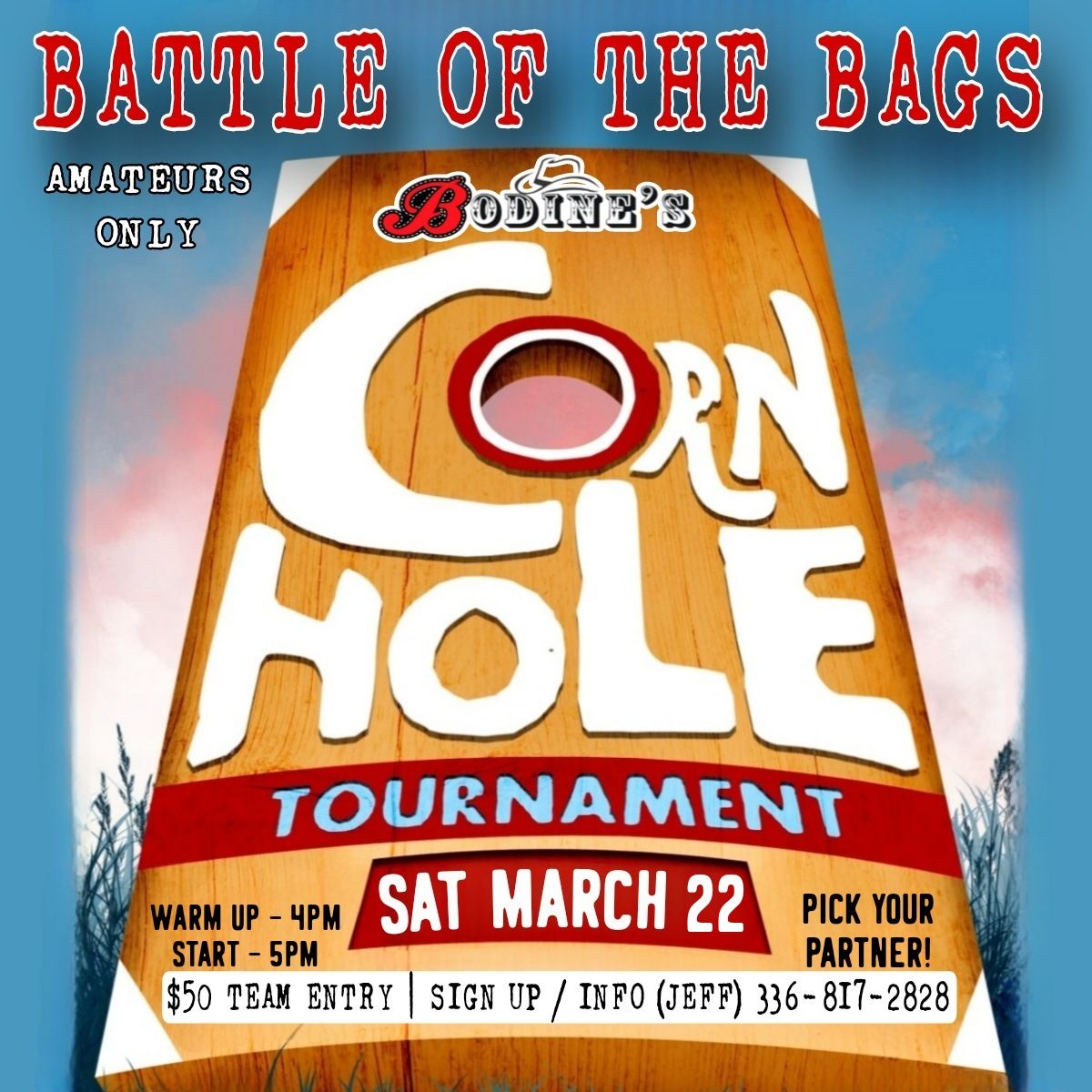 BATTLE OF THE BAGS | 3\/15\/25 | BODINE'S - CLEMMONS 1