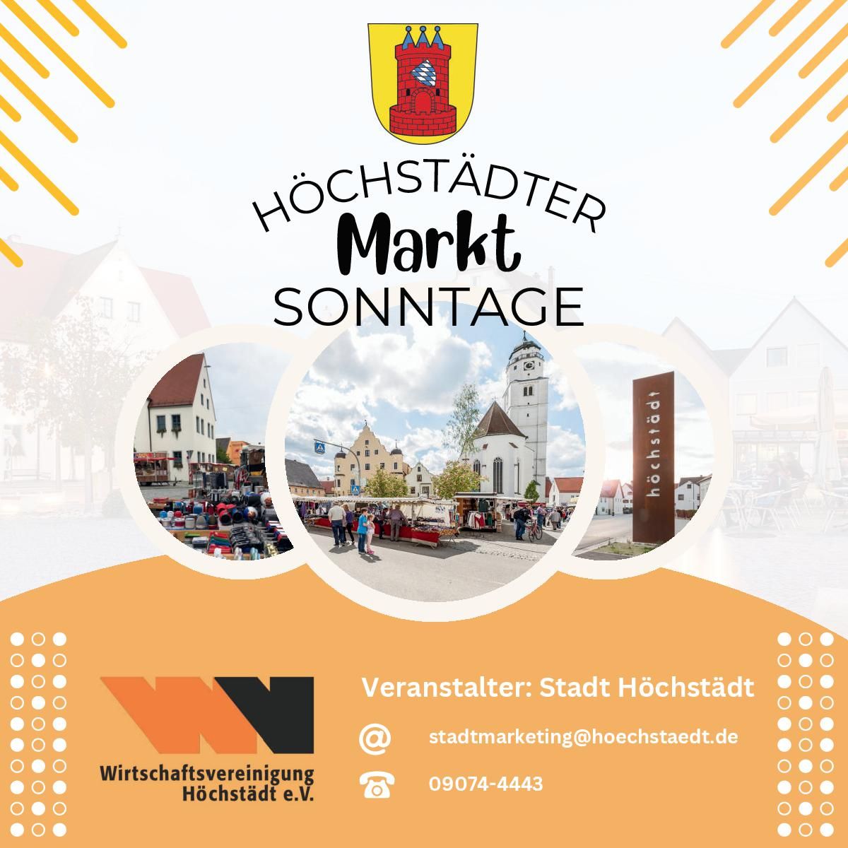 Maimarkt in H\u00f6chst\u00e4dt - Verkaufsoffener Sonntag